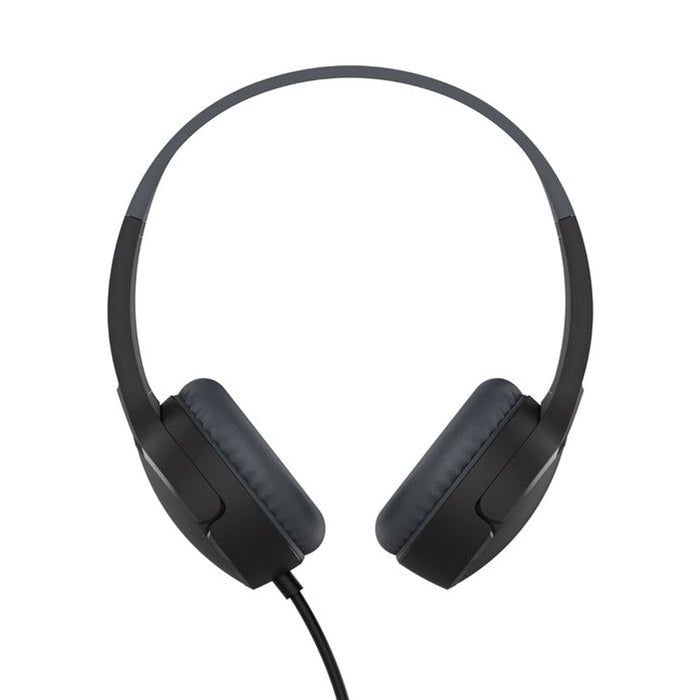 AUD004BTBK - Belkin SOUNDFORM Mini Wired On-Ear Headphone for Kids - Stereo - Mini-phone (3.5mm) - Wired - Over-the-head - Binaural - Circumaural - Black