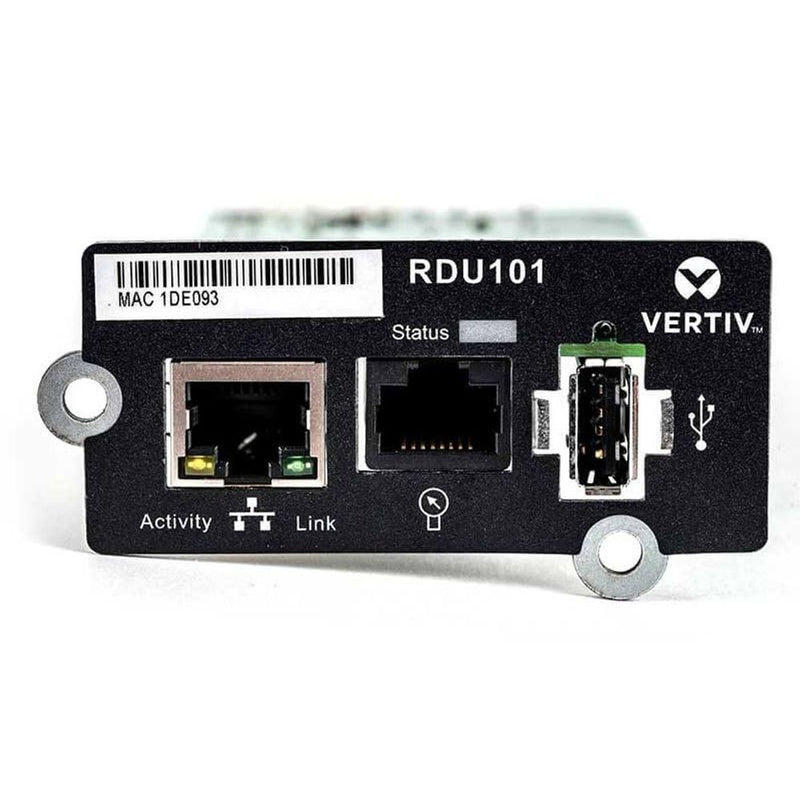 vertiv intellislot rdu101 communications card for gxt5 tech supply shed