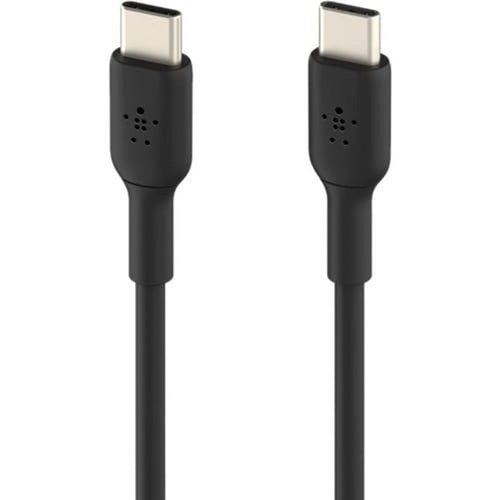 CAB003BT2MBK - Belkin BOOST CHARGE USB-C to USB-C Cable - 2 m USB-C Data Transfer Cable - First End: 1 x USB Type C - Male - Second End: 1 x USB Type C - Male - Black