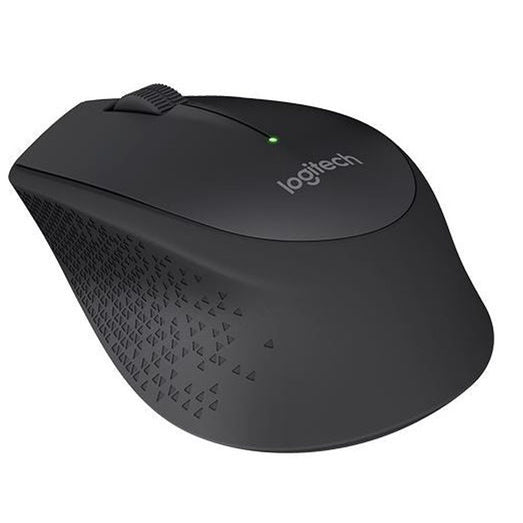 logitech m280 usb wireless full size mouse - black tech supply shed