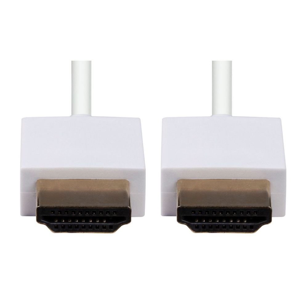 DYNAMIX_1.5M_HDMI_WHITE_Nano_High_Speed_With_Ethernet_Cable._Designed_for_UHD_Display_up_to_4K2K@60Hz._Slimline_Robust_Cable._Supports_CEC_2.0,_3D,_&_ARC._Supports_Up_to_32_Audio_Channels. 788
