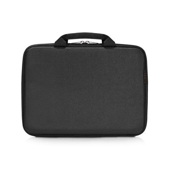 EVERKI_EVA_Hard_Shell_11.7''_with_High-Density_Memory_Foam_to_Protect_Chromebooks/Laptops_up_to_11.7''._Includes_Hook_&_Loop_Strap_for_Added_Protection._Dual_handles_for_Easier_Carrying._Black_Colour.