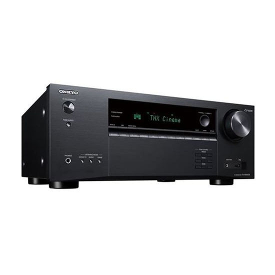 TXNR6100B - ONKYO 7.2 CH Home theatre receiver. 2 zones audio and video with main HDMI out 8K