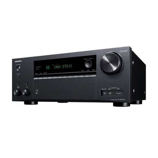 TXNR7100B - ONKYO 9.2 CH Home theatre receiver. 3 Audio zones with 2 zones HDMI. Main HDMI out 8K