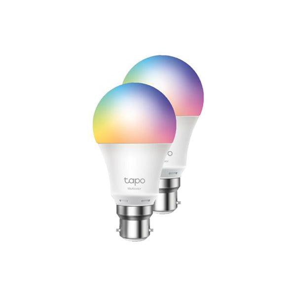 tp-link l530b smart led bulb tunable colour b22 twin pack tech supply shed