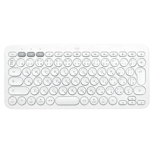 logitech k380 multi-device bluetooth keyboard - white tech supply shed