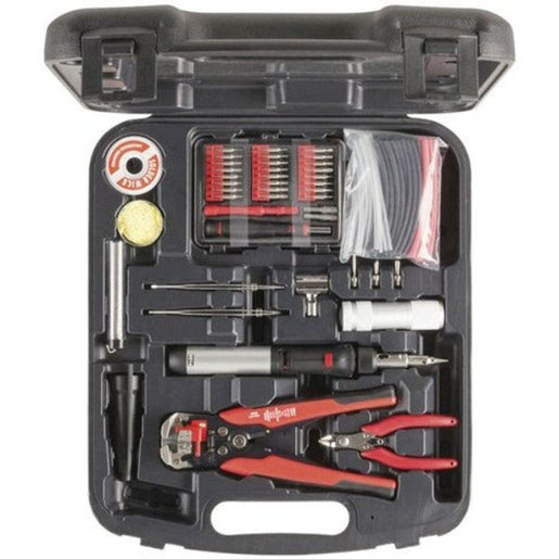 ts1115 pro soldering gas kit with screwdriver set/stripper/heatshrink tech supply shed
