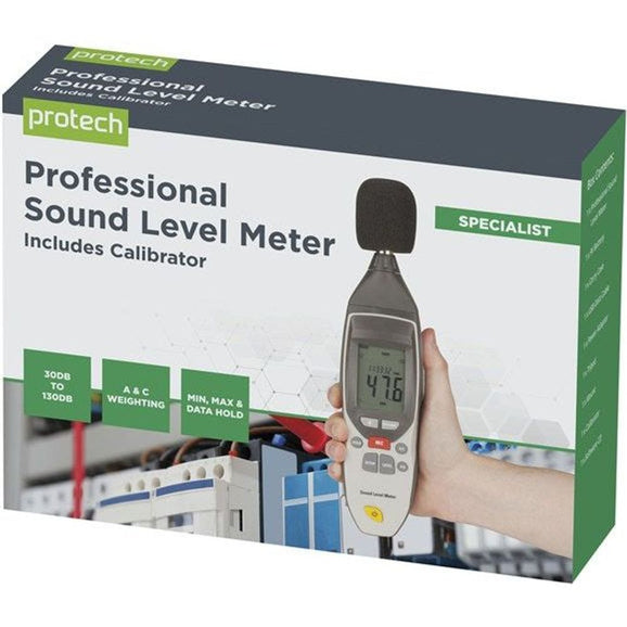 QM1598 Pro Sound Level Meter with Calibrator | Tech Supply Shed