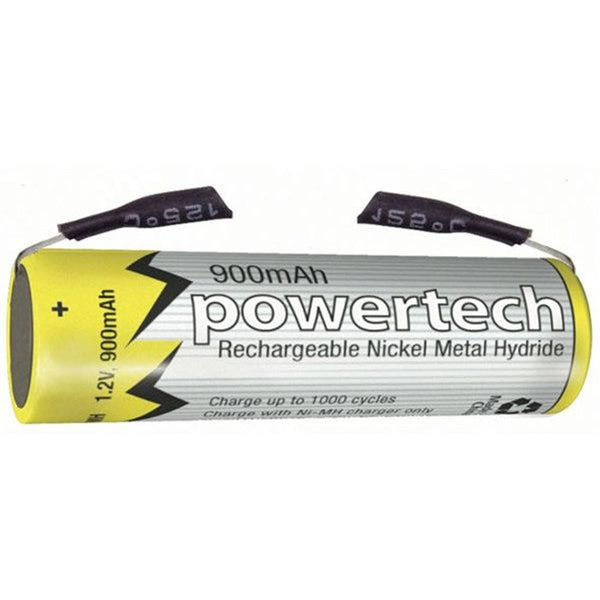 SB1724 - 1.2V AAA 900mAh Rechargeable Ni-MH Powertech Battery - Solder Tag