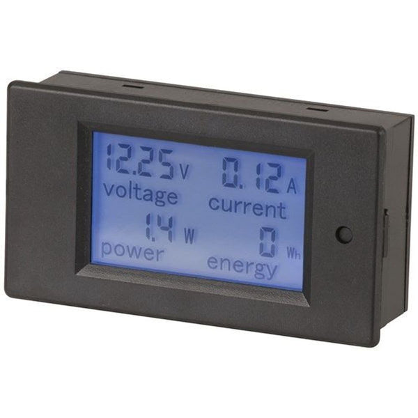 QP2321 - 100A 6.5-100V DC Power Meter with External Shunt