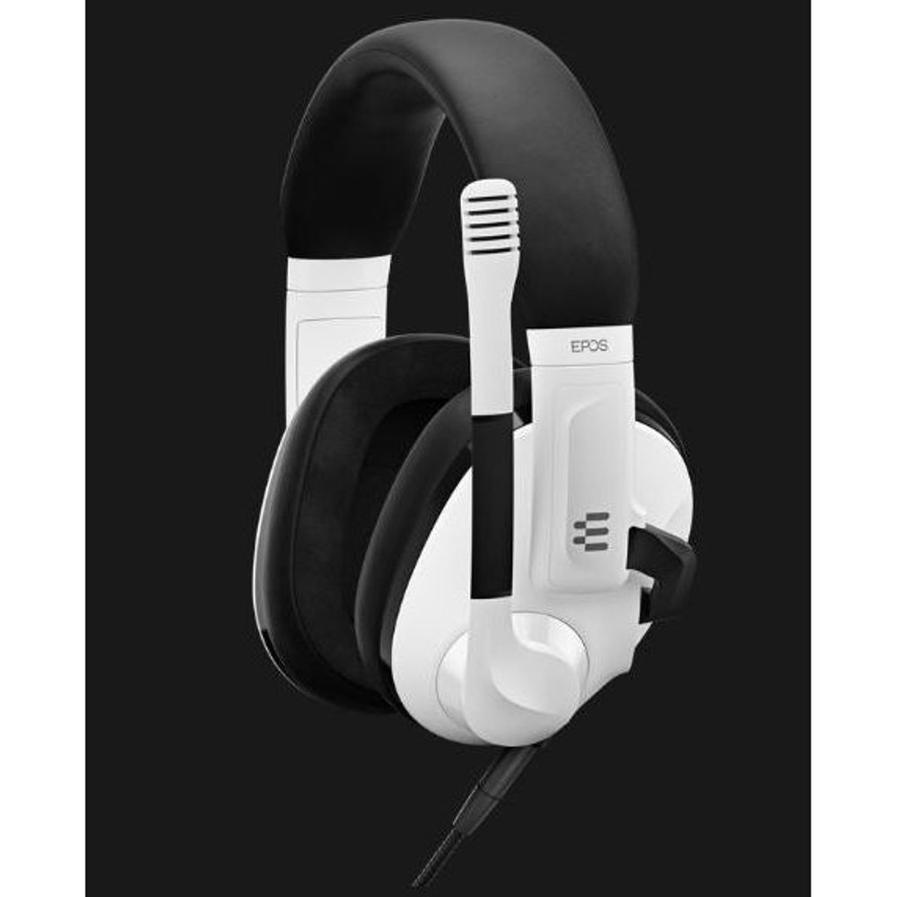 EPOS H3 Closed Acoustic Multi-Platform Stereo Wired Gaming Headset - Ghost White