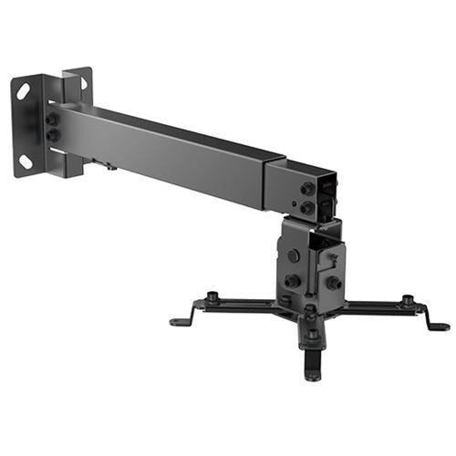 BRATECK Universal Wall & Ceiling Projector Bracket. Tilt: -15~+15, Swivel: -8~+8. Adjustable height/length 430-650mm