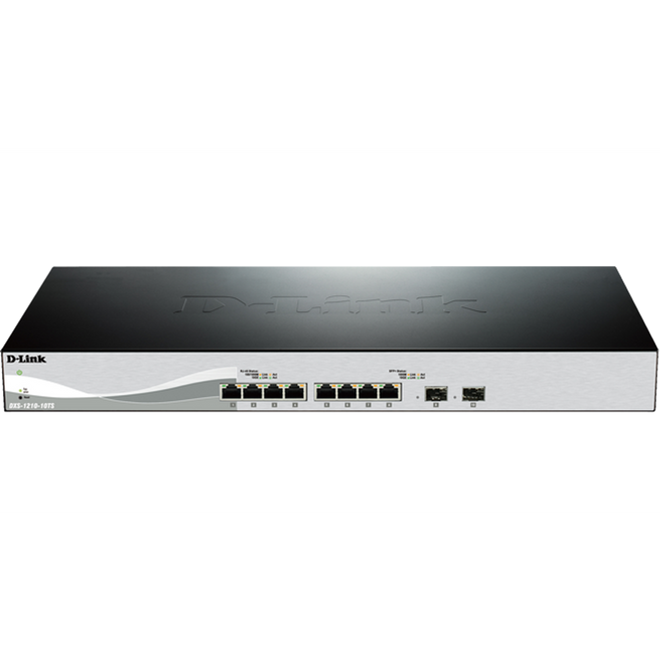 D-Link DXS-1210-10TS 10-Port 10 Gigabit Smart Managed Switch with 8 10gbase-T Ports And 2 Sfp+ Ports