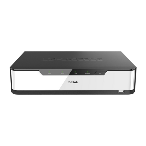 d-link dnr-2020-04p network video recorder (nvr) with hdmi/vga orj45ut 4 poe ports 2 bays for hdd - 16 channels tech supply shed