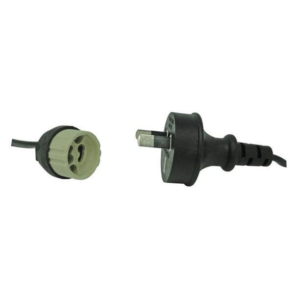 PS4118 - GU10 Socket to 2 Pin 240V Plug - 800mm