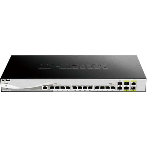 D-Link DXS-1210-16TC 16-Port 10 Gigabit Smart Managed Switch with 14 10gbase-T Ports And 4 Sfp+ (2 Combo) Ports