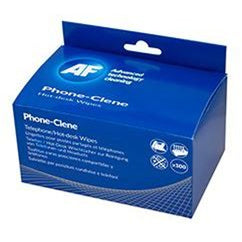 af phone-clene anti-bacterial phone wipes box tech supply shed