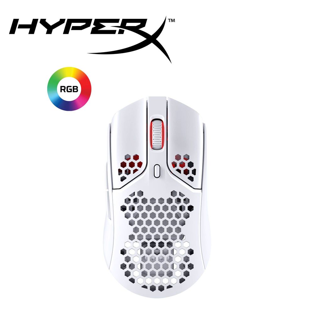 HyperX Pulsefire Haste – Gaming Mouse, Ultra-Lightweight, 59g, Honeycomb  Shell, Hex Design, RGB, HyperFlex USB Cable, Up to 16000 DPI, 6  Programmable