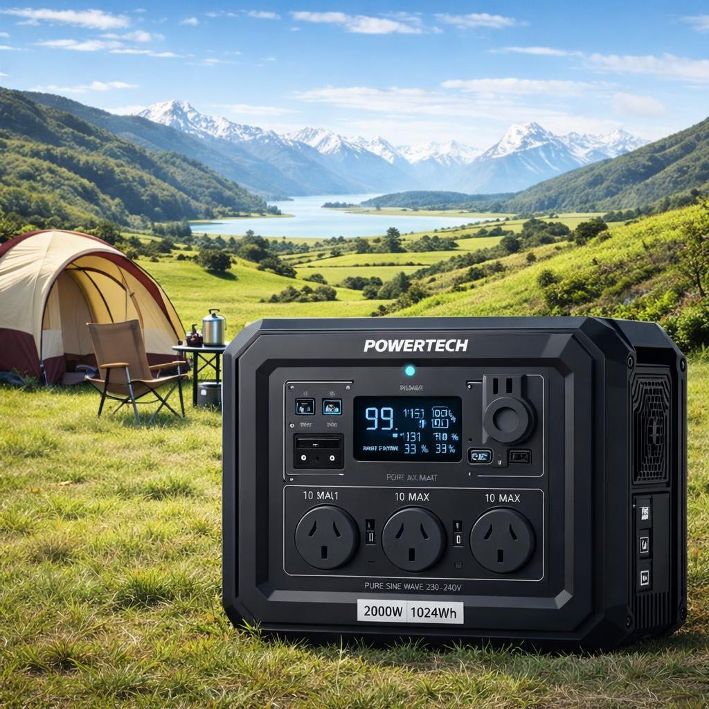 PowerTech 2000W 1024Wh Power Station (MB4102) — The Ultimate Portable Power Solution for NZ