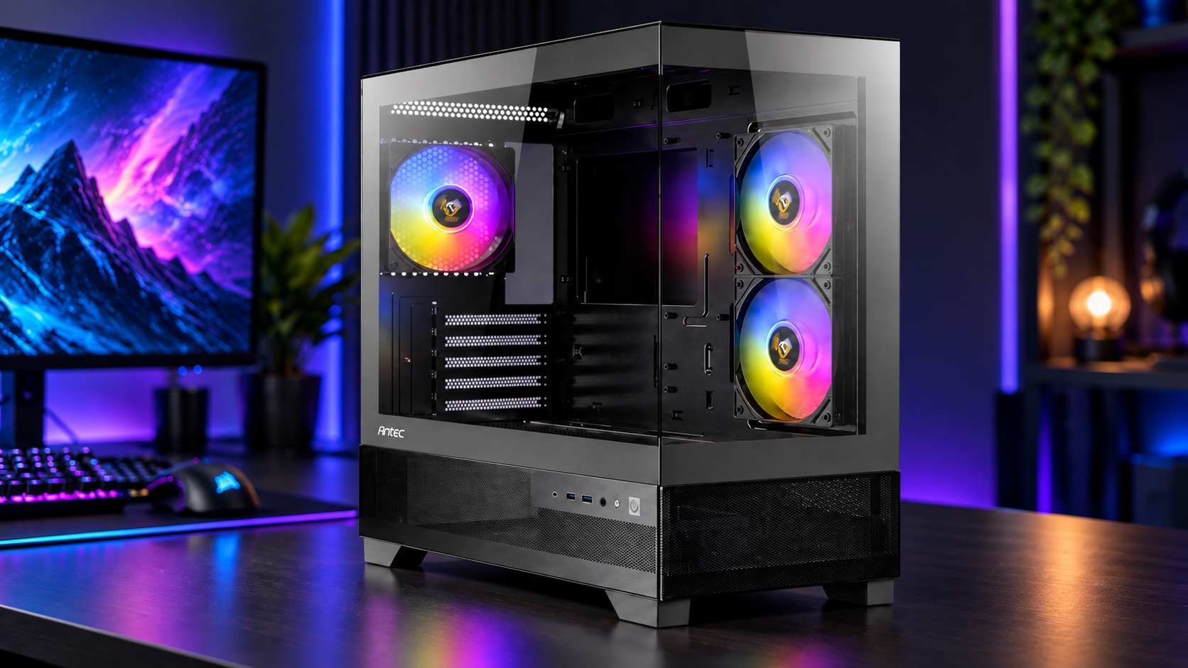 Premium RGB Antec Gaming PC Setup