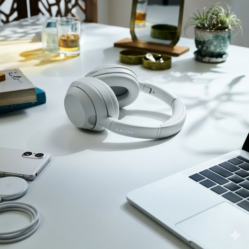 Sony ULT WEAR headphones lifestyle shot - Tech Supply Shed NZ