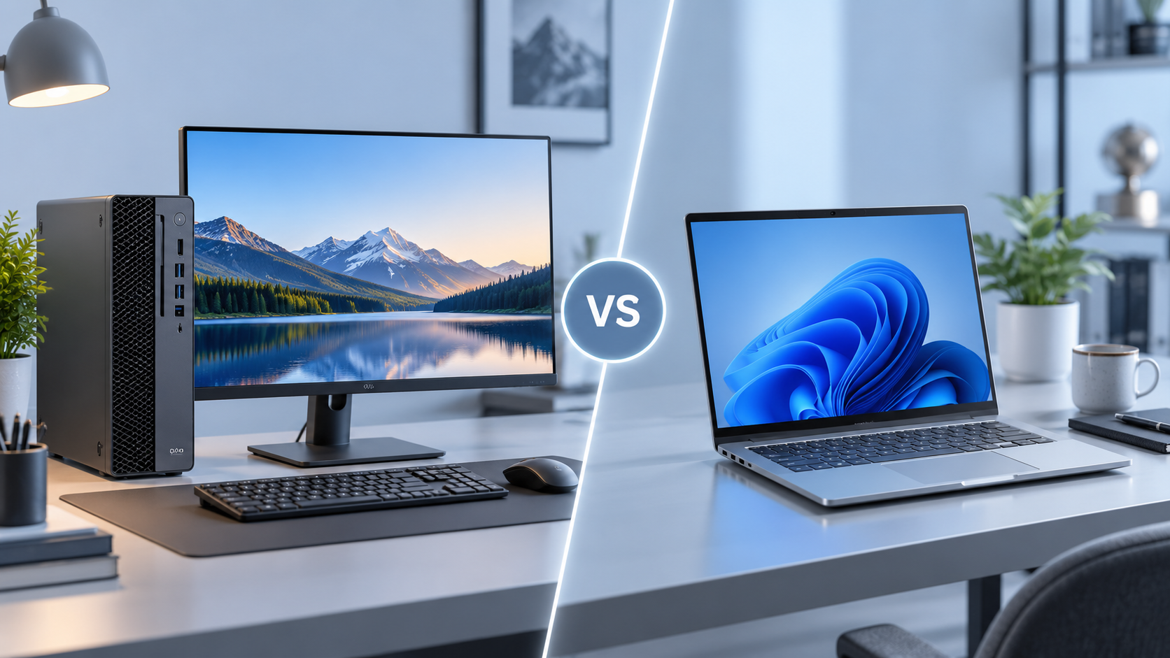 ASUS desktop PC and Dell laptop comparison for choosing a home or office computer in New Zealand