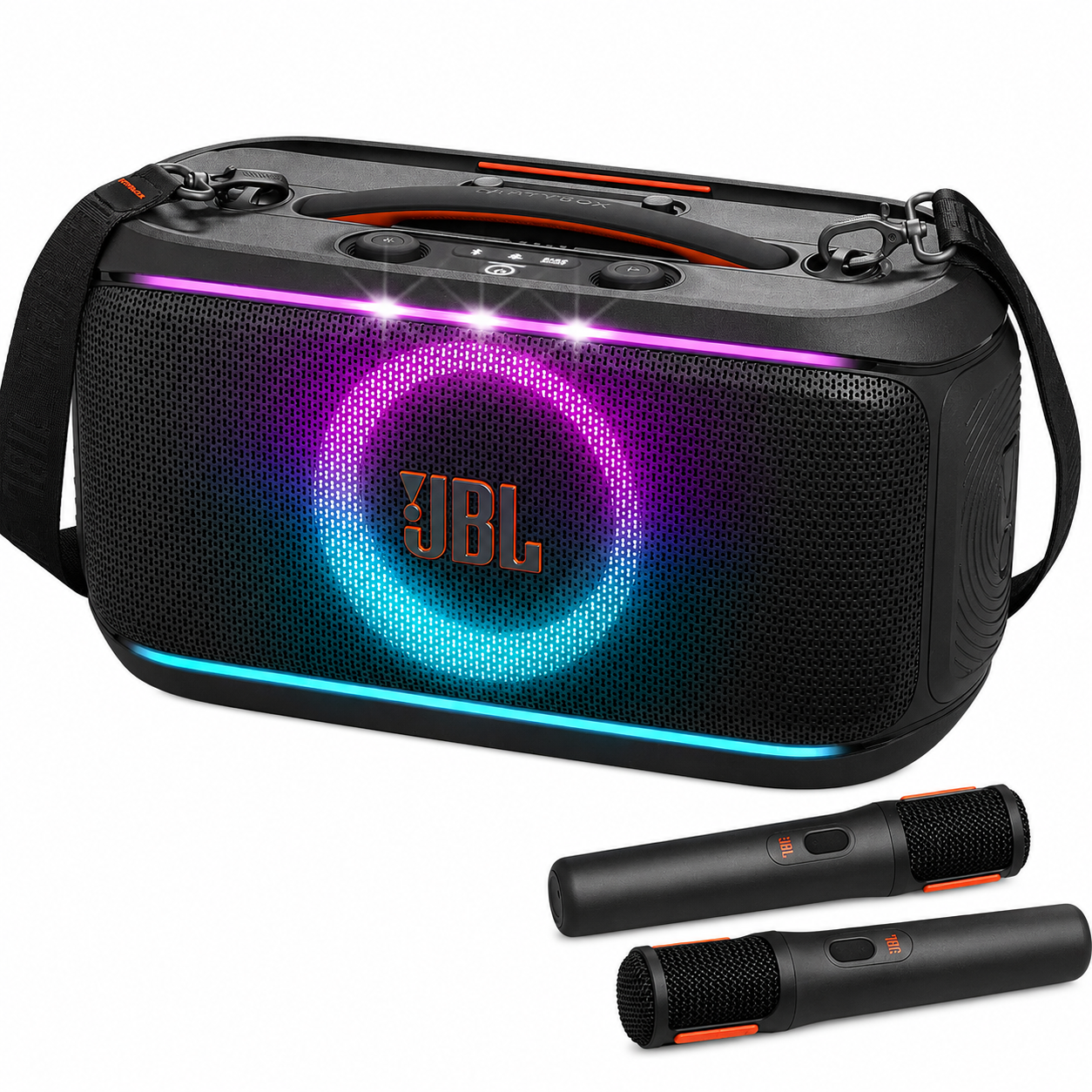 Portable Bluetooth party speakers with LED lighting - Party Speakers at Tech Supply Shed NZ