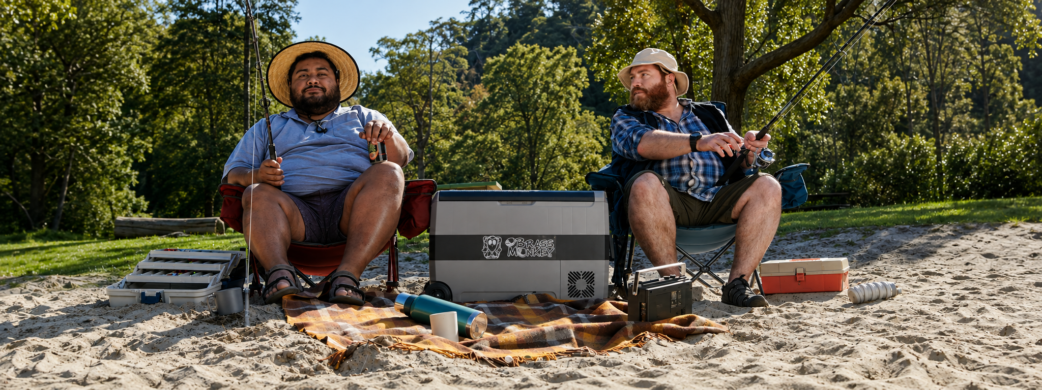 Brass Monkey portable 12V fridge freezer for camping and caravanning - Portable Fridges & Freezers at Tech Supply Shed NZ