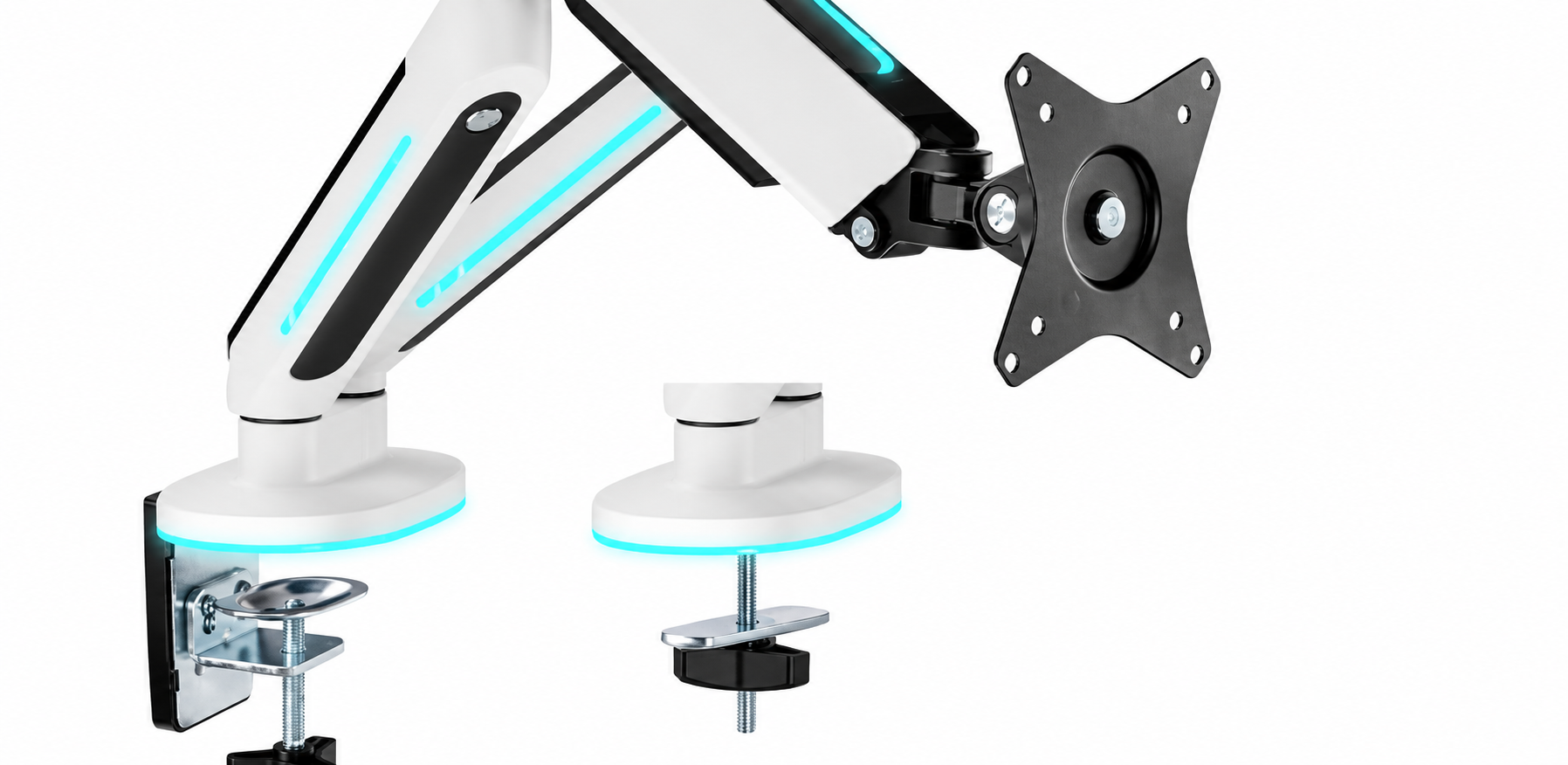 BRATECK Gamin Double Monitor Mount