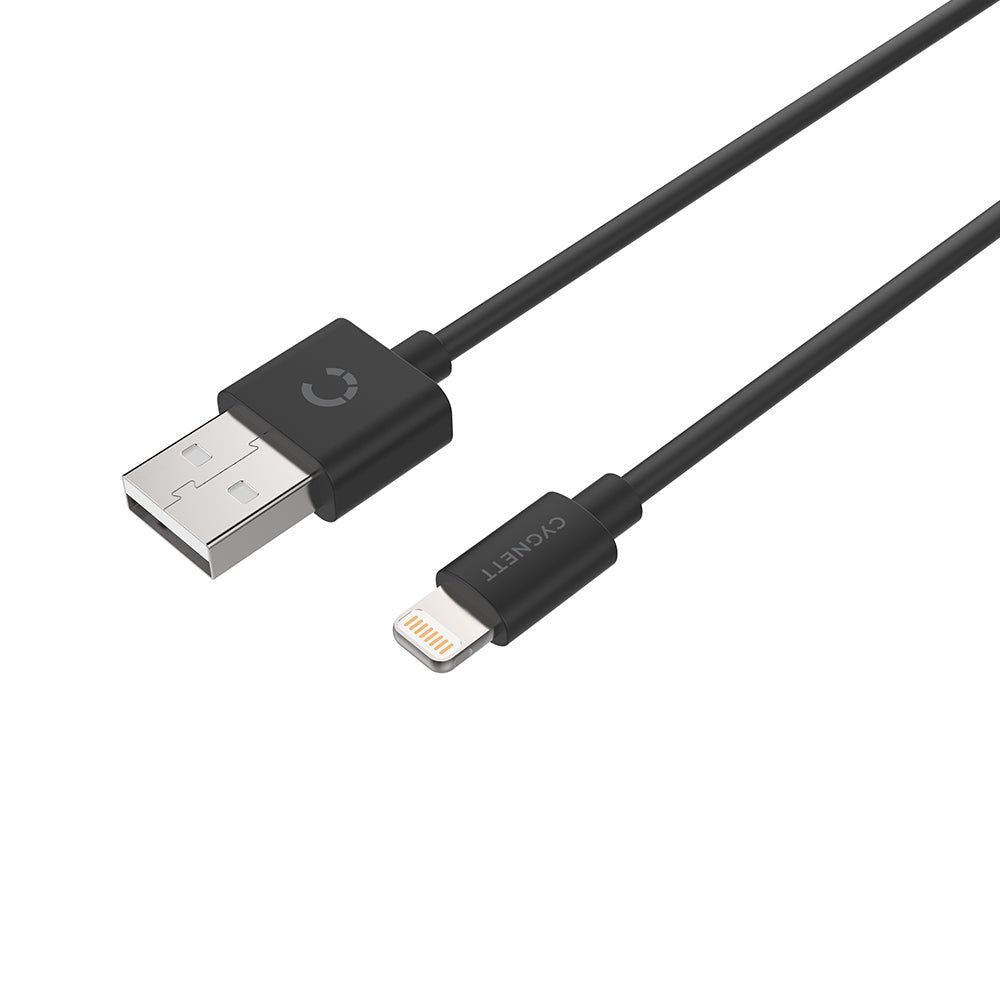 CY2722PCCSL - Cygnett Essentials Lightning to USB-A Cable 1M - Black | Tech Supply Shed