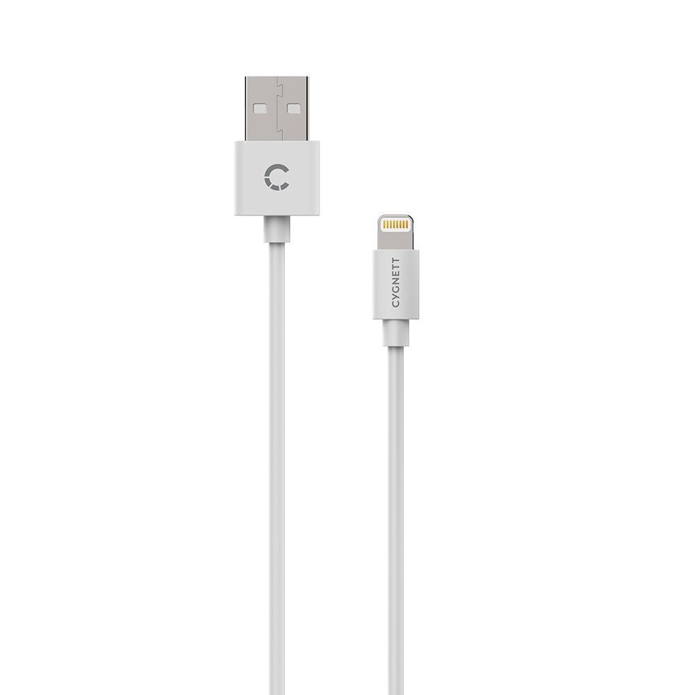 CY2723PCCSL - Cygnett Essentials Lightning to USB-A Cable 1M - White | Tech Supply Shed