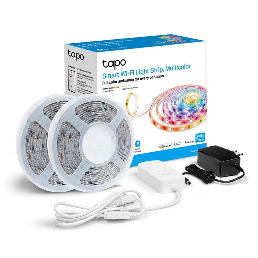 TL-TAPOL930-10 - TP-Link Tapo L930-10 Smart Wi-Fi Light Strip, Multicolour 2 x 5 meters