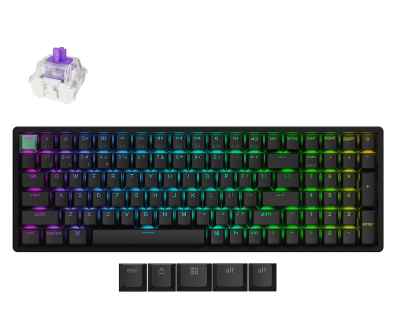 Keychron K4H-J1, 96% layout, HE Wireless Magnetic Nebula Switch Custom Keyboard, Std Ed Aluminium frame Default Title
