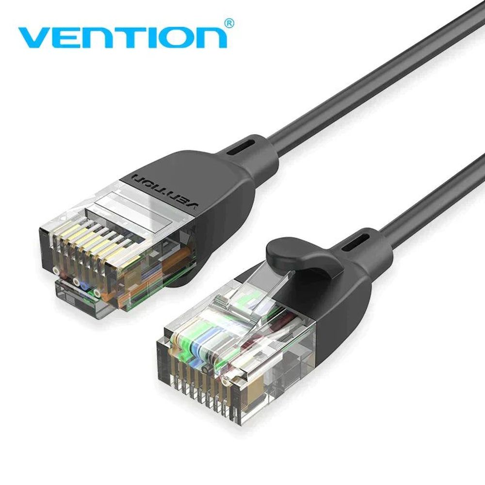 VEN-IBIBJ - Vention CAT6a UTP Patch Cord Cable 5M Black