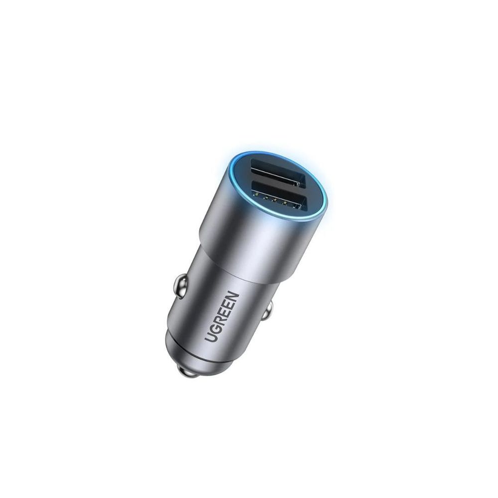 UG-50592 - UGREEN 24W Dual USB-A Car Charger (Gray)