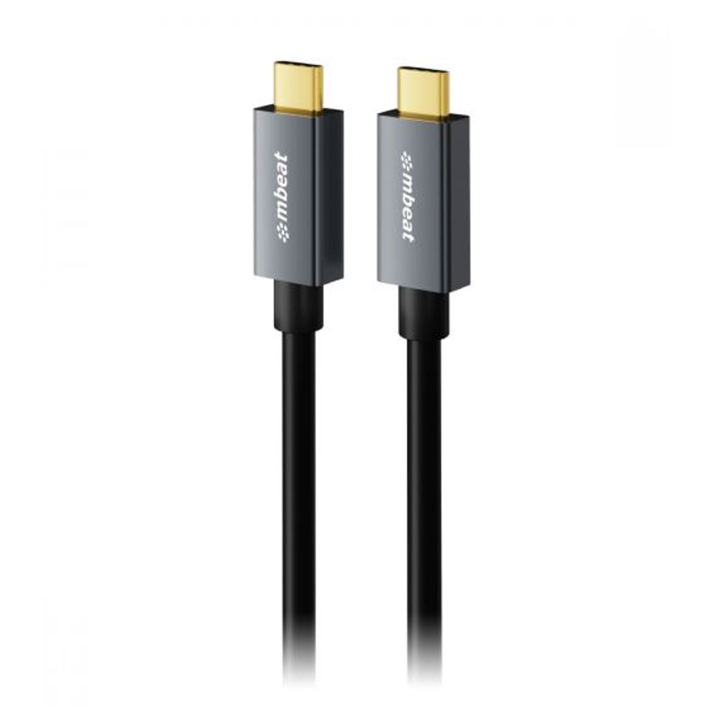 mbeat Tough Link 1m USB 4.0 USB-C Cable - Space Grey Default Title