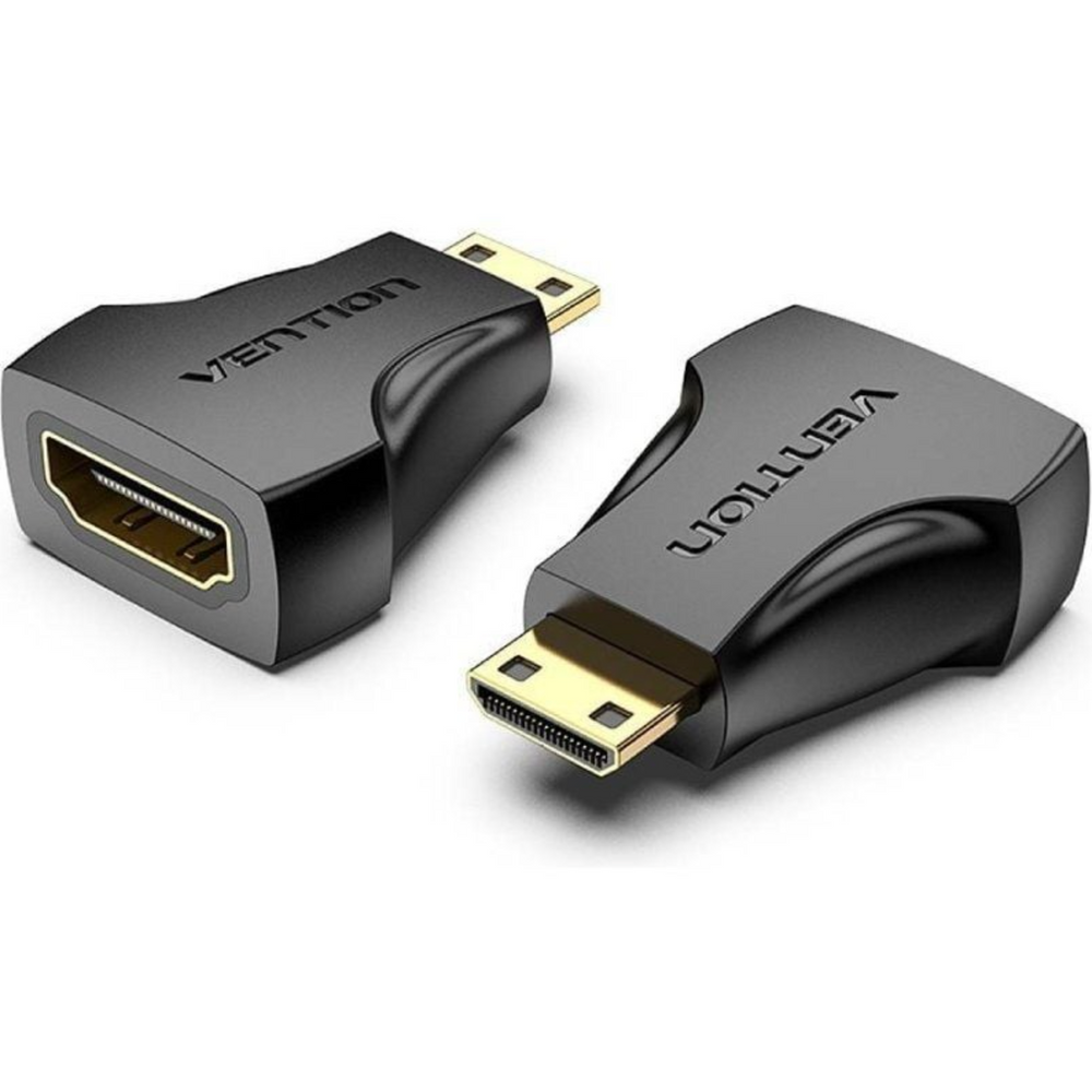 VEN-AISB0 - Vention Mini HDMI Male to HDMI Female Adapter Black