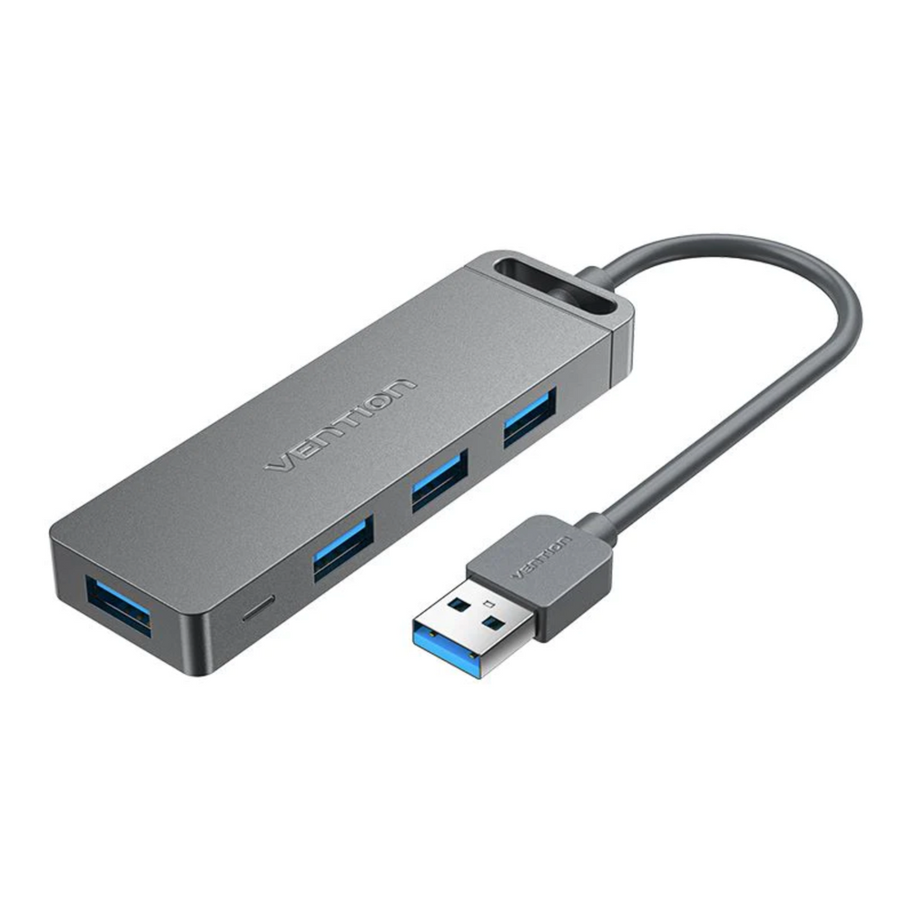 VEN-CHLBB - Vention 4-Port USB 3.0 Hub With Power Supply 0.15M Black
