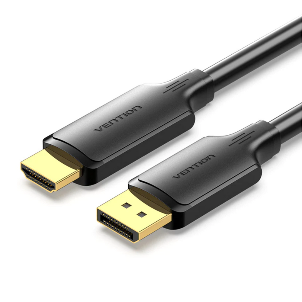 VEN-HFOBJ - Vention DisplayPort Male to HDMI-A Male 4K HD Cable 5M Black