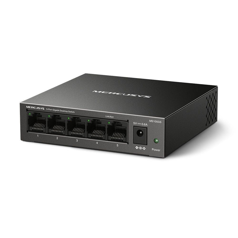 MER-MS105GS - Mercusys MS105GS 5-Port Gigabit Desktop Switch