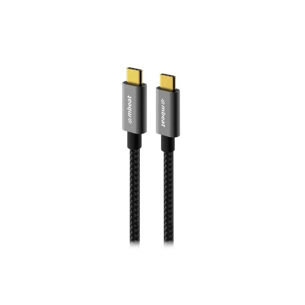 mbeat Tough Link 1.8m USB 3.2 Gen2 USB-C Cable - Space Grey Default Title