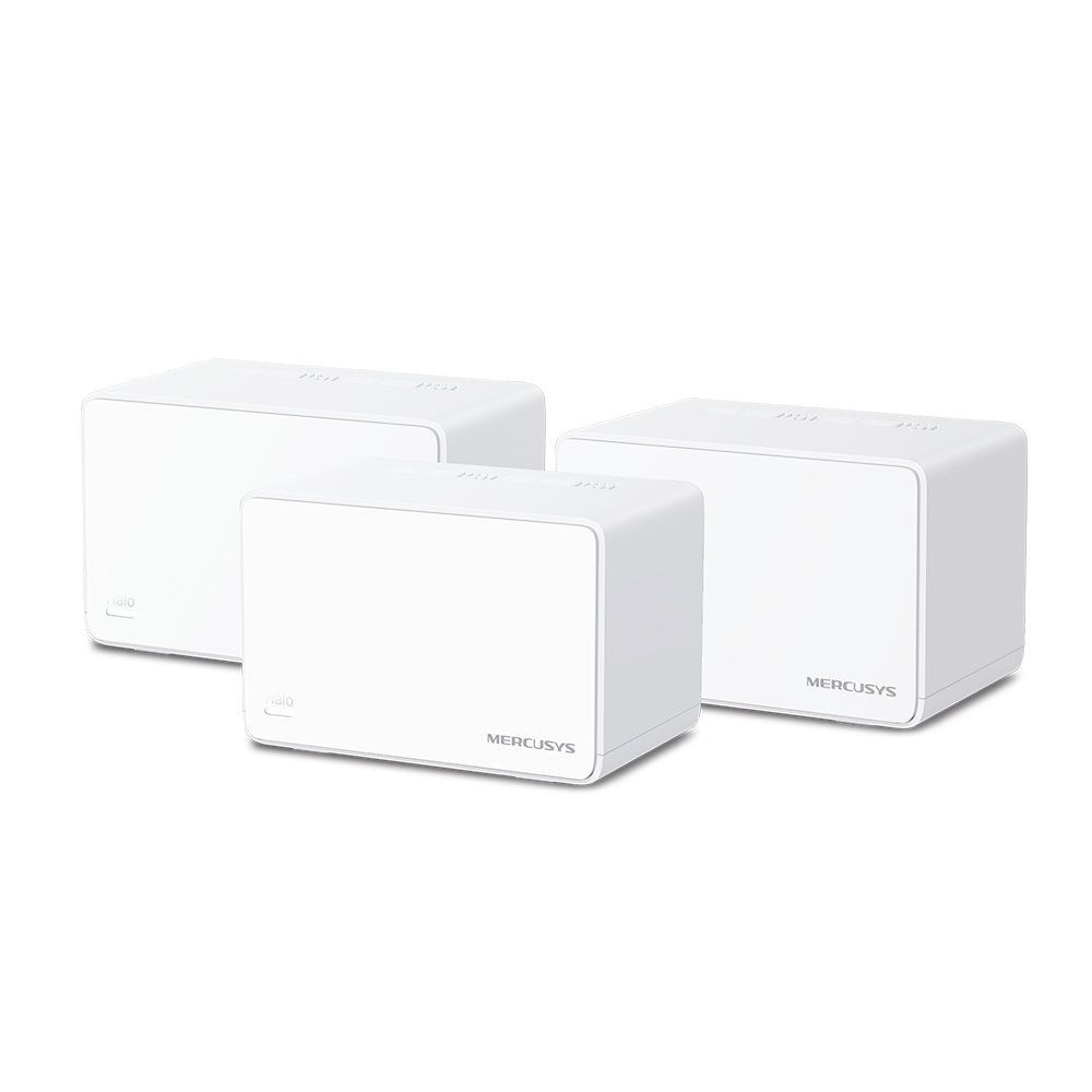 MER-HALOH80X-3P - Mercusys Halo H80X AX3000 Whole Home Mesh WiFi 6 System - 3 Pack