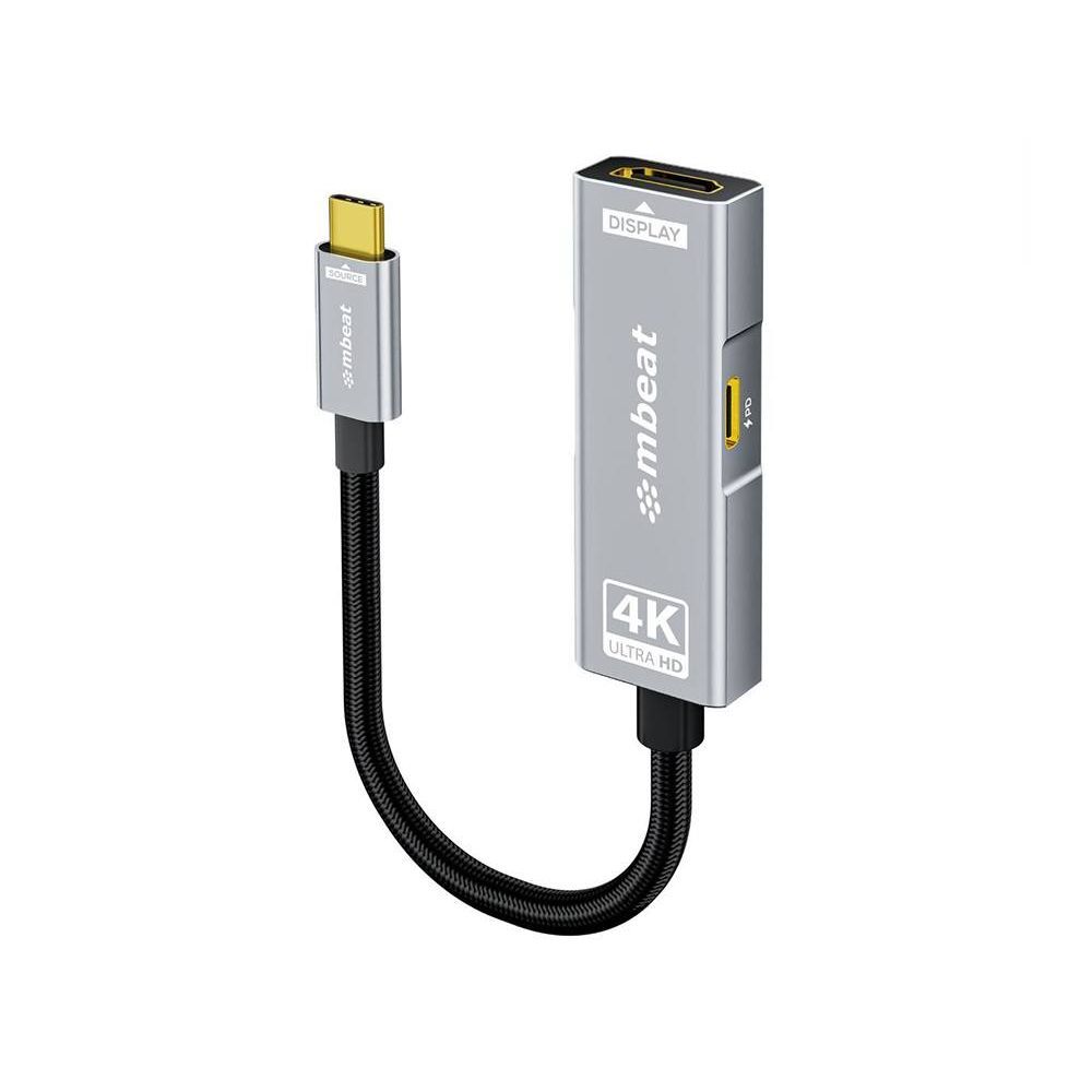 mbeat Tough Link USB-C to HDMI Adapter with 100W PD - Space Grey Default Title