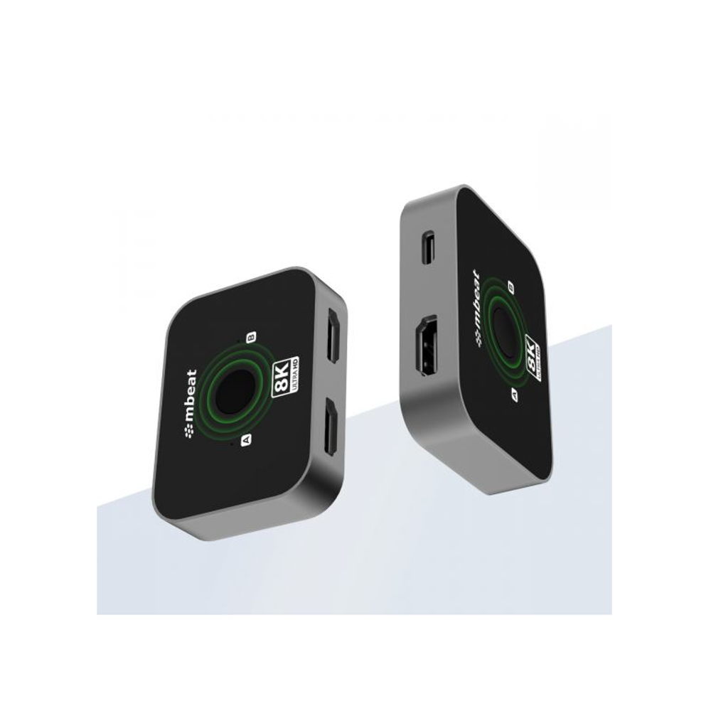 mbeat 8K Bi-directional HDMI 2.1 Switch 2 In 1 Out/1 In 2 Out