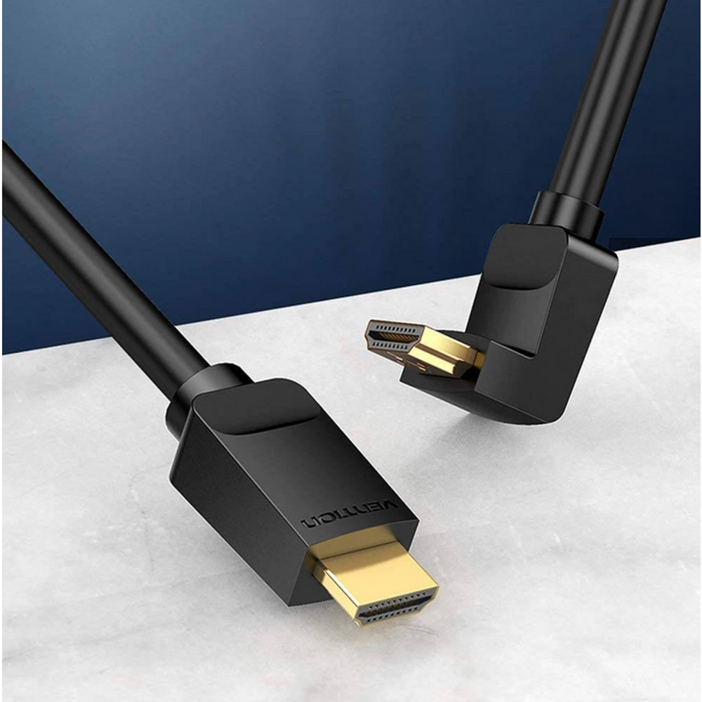 VEN-AAQBH - Vention HDMI Right Angle Cable 270 Degree 2M Black