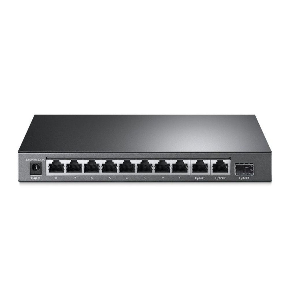 TL-SL1311P - TP-Link 8-Port 10/100Mbps + 3-Port Gigabit Desktop Switch with 8-Port PoE+