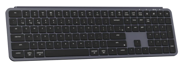 Keychron B6 Pro B6P-K1 Wireless Ultra-Slim Keyboard - Space Gray