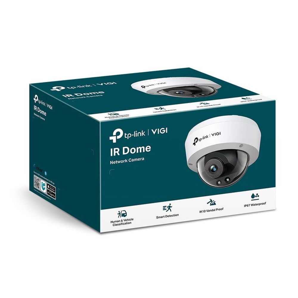 TL-VIGIC240I(4MM) - TP-Link VIGI C240 (4mm) 4MP Outdoor IR Dome Network Camera