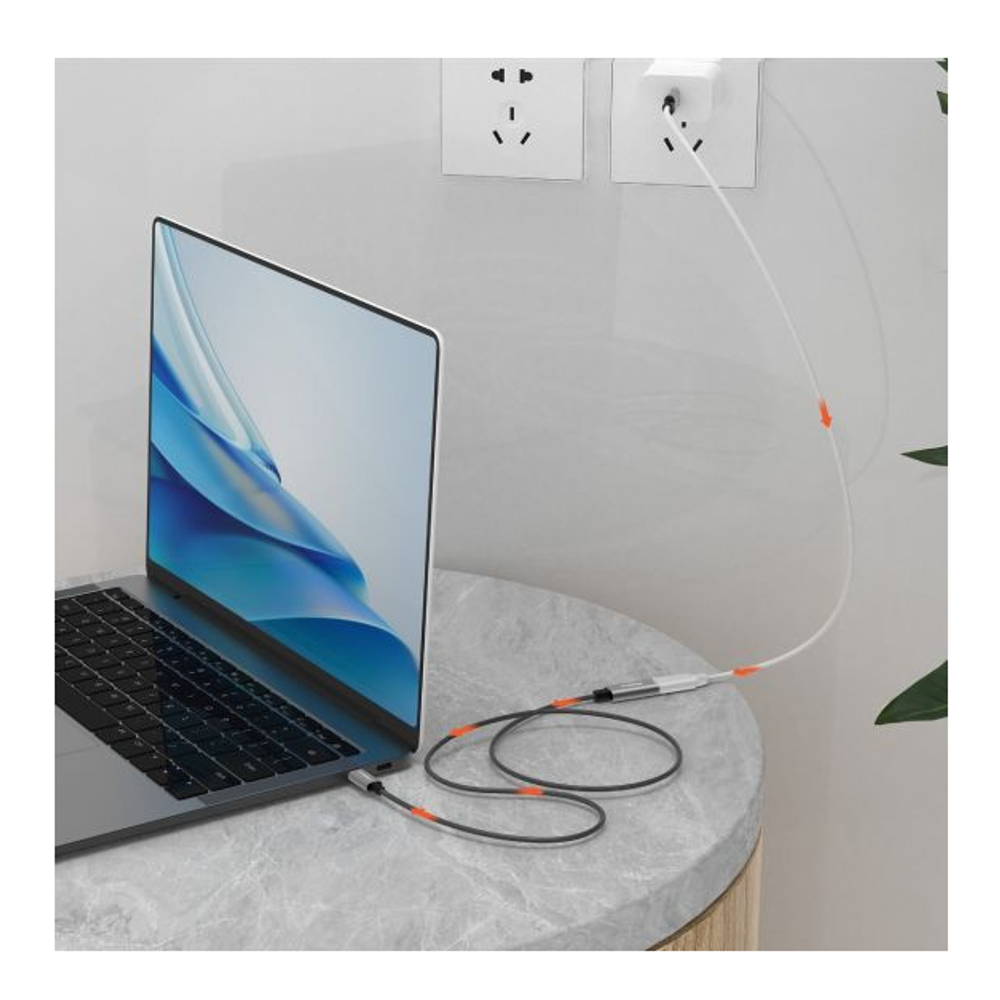 mbeat Tough Link 1m USB 3.2 Gen2 USB-C Extension Cable - Space Grey