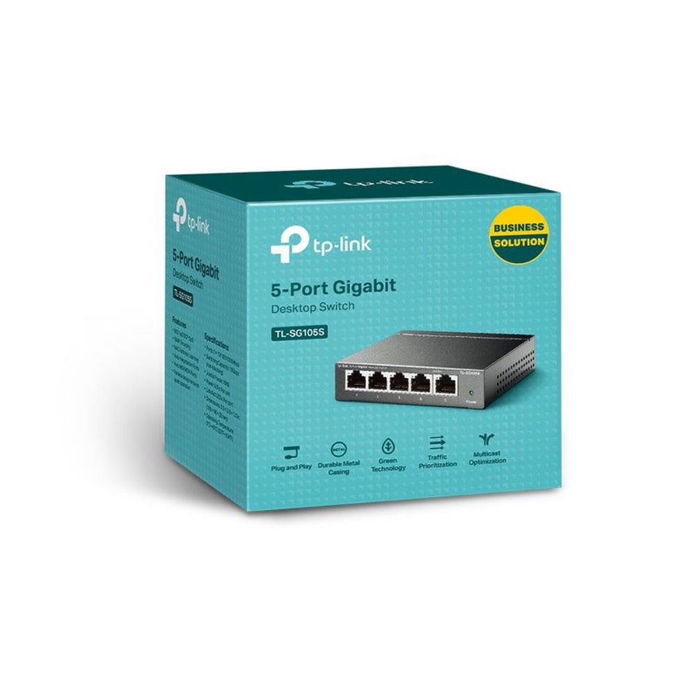 TL-SG105S - TP-Link TL-SG105S 5-Port 10/100/1000Mbps Desktop Switch